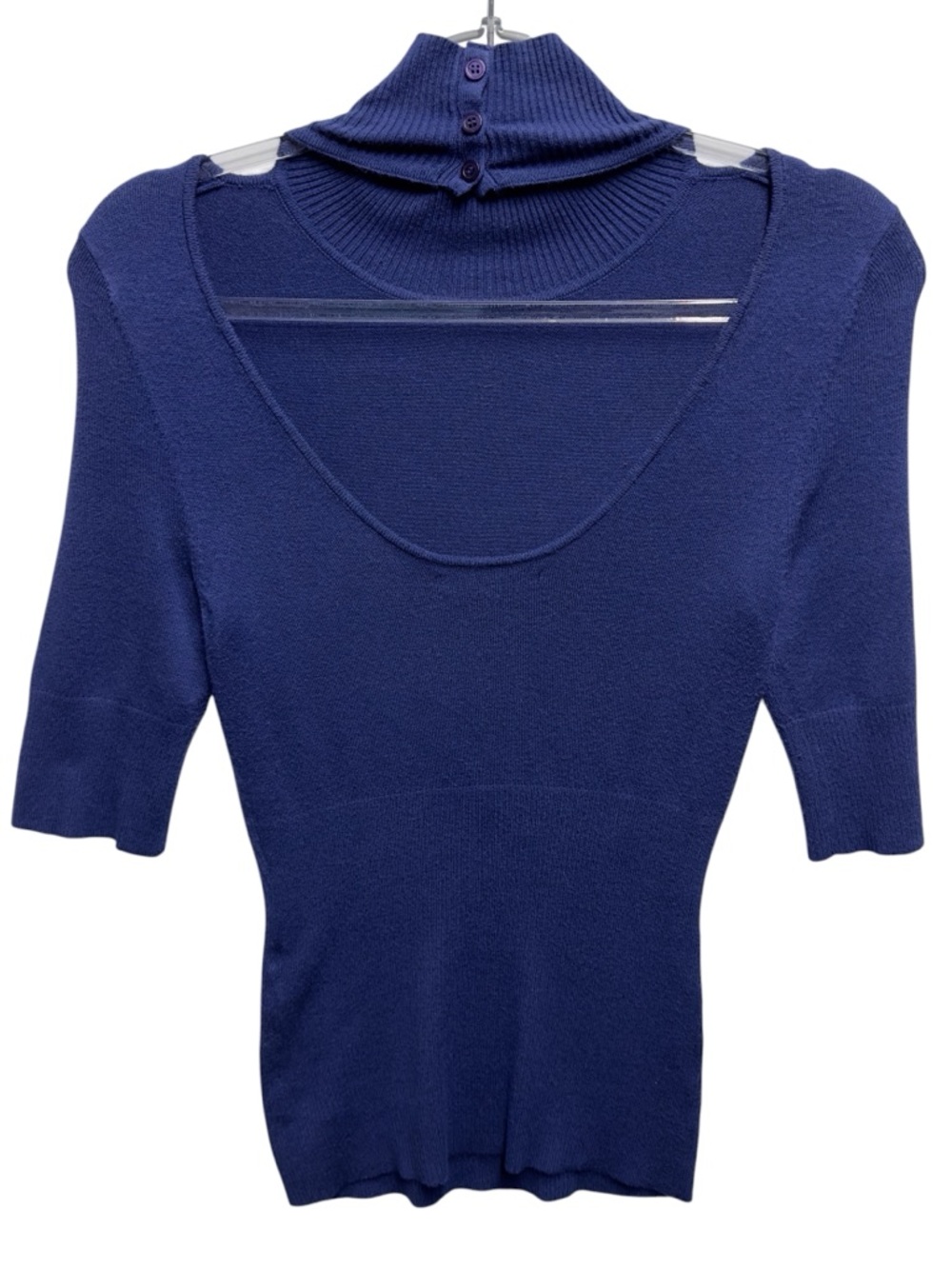 Y2K 2007 Fitted Rayon Knit Top Sweater Pullover Jumper